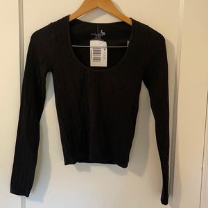 NWT Free People Black Top